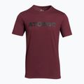 Koszulka męska Atomic Alps maroon 2