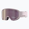 Gogle narciarskie Atomic Savor M Stereo gull gray/purple stereo