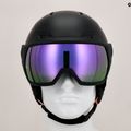 Kask narciarski Salomon Icon LT Visor W black/pink/gold 12