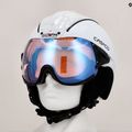 Kask narciarski CASCO SP-2 Visor Photomatic structured white glossy 9