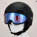 Kask narciarski Alpina Oro QV Mips black matt/ice blue 10