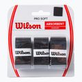Owijki do rakiet tenisowych Wilson Pro Soft Overgrip 3 szt. black