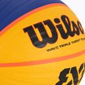 Piłka do koszykówki Wilson Fiba 3x3 Replica RBR blue/yellow rozmiar 6 3