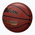 Piłka do koszykówki dziecięca Wilson Reaction Pro 295 brown rozmiar 5 2