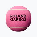Piłka tenisowa na autografy Wilson Roland Garros 5 Mini Jumbo pink