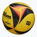 Piłka do siatkówki plażowej Wilson OPTX AVP VB OFFICIAL GB yellow rozmiar 5 4