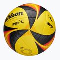 Piłka do siatkówki plażowej Wilson OPTX AVP VB OFFICIAL GB yellow rozmiar 5 6