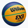Piłka do koszykówki dziecięca Wilson Fiba 3x3 Junior blue/yellow rozmiar 5 2