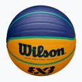 Piłka do koszykówki dziecięca Wilson Fiba 3x3 Junior blue/yellow rozmiar 5 4