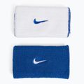 Frotki na nadgarstek Nike Dri-Fit Doublewide Wristbands Home And Away 2 szt. varsity royal/white 2