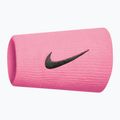 Frotki na nadgarstek Nike Swoosh Doublewide Wristbands 2 szt. pink gaze/oil grey 3