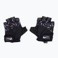Rękawiczki treningowe damskie Nike Gym Elemental Printed black/white 3