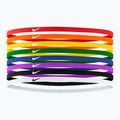 Opaski na głowę Nike Skinny Headbands 8 szt. pimento/orange blaze/sunlight