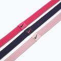 Opaska na głowę Nike Elastic Headbands 2.0 3 szt. spark/gridiron/pink glaze 2