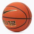 Piłka do koszykówki Nike Elite Championship 8P 2.0 Deflated amber court/black/metallic gold/black rozmiar 6 2