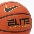 Piłka do koszykówki Nike Elite Championship 8P 2.0 Deflated amber court/black/metallic gold/black rozmiar 6 3