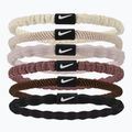 Gumki do włosów Nike Flex Hair Tie 6 szt. sail/lt orewood brn/white