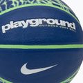 Piłka do koszykówki Nike Everyday Playground 8P Graphic Deflated deep royal blue/vapor green/white rozmiar 4 3