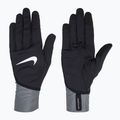 Rękawiczki do biegania męskie Nike Pacer Midweight RG black/smoke grey/silver