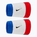 Frotki na nadgarstek Nike Swoosh Classic Doublewide Wristbands 2 szt game royal/university red/black