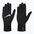 Rękawiczki do biegania męskie Nike Therma-Fit Pacer Sphere Midweight RG black/black/silver