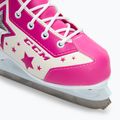 Łyżwy dziecięce CCM Glitter Girl white/pink 7