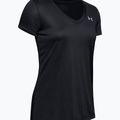 Koszulka treningowa damska Under Armour Tech SSV - Solid black/metallic silver 4