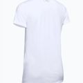 Koszulka treningowa damska Under Armour Tech SSV - Solid white/metallic silver 5