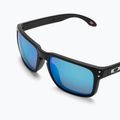Okulary przeciwsłoneczne Oakley Holbrook matte black/prizm sapphire polarized 5