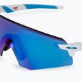 Okulary przeciwsłoneczne Oakley Encoder polished white/prizm sapphire 5