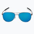 Okulary przeciwsłoneczne Oakley Contrail satin chrome/prizm sapphire 3