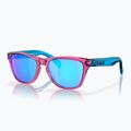 Okulary przeciwsłoneczne dziecięce Oakley Frogskins XXS acid pink/prizm sapphire