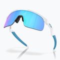 Okulary przeciwsłoneczne dziecięce Oakley Resistor polished white/prizm sapphire 5