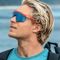 Okulary przeciwsłoneczne Oakley Hydra neon orange/prizm sapphire 12