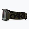 Gogle narciarskie Oakley Line Miner L matte b1b dark brush/prizm sage gold iridium 4