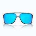 Okulary przeciwsłoneczne Oakley Castel matte silver/blue colorshift/prizm sapphire 2