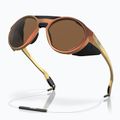 Okulary przeciwsłoneczne Oakley Clifden matte red gold colorshift/prizm bronze 4