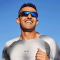 Okulary przeciwsłoneczne Oakley Bisphaera matte grey camo/prizm sapphire polarized 9