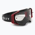 Gogle rowerowe Oakley Airbrake MTB Troy Lee Designs rwb stars/clear