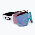 Gogle narciarskie Oakley Line Miner Pro M matte white/prizm rose gold/prizm sapphire