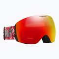 Gogle narciarskie Oakley Flight Deck L red eddie/prizm snow torch iridium