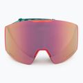 Gogle narciarskie Oakley Fall Line M pacific chex/prizm snow rose gold iridium 2