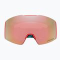 Gogle narciarskie Oakley Fall Line M pacific chex/prizm snow rose gold iridium 2