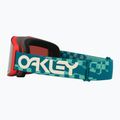 Gogle narciarskie Oakley Fall Line M pacific chex/prizm snow rose gold iridium 7