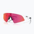 Okulary przeciwsłoneczne dziecięce Oakley Resistor Sweep polished white/prizm field