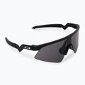 Okulary przeciwsłoneczne dziecięce Oakley Resistor Sweep polished black/prizm grey