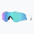 Okulary przeciwsłoneczne Oakley Cybr Zero polished white/prizm sapphire 9