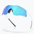 Okulary przeciwsłoneczne Oakley Cybr Zero polished white/prizm sapphire 3