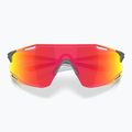 Okulary przeciwsłoneczne Oakley Cybr Dyno matte crystal black/prizm ruby with pink ink 3
