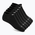 Skarpety męskie Nike Everyday Plus Cushioned No Show 6 par black/white